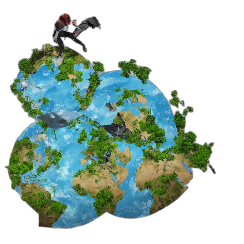 pixel art, concept art, fantasy art, 3d render transparent PNG cut-out
