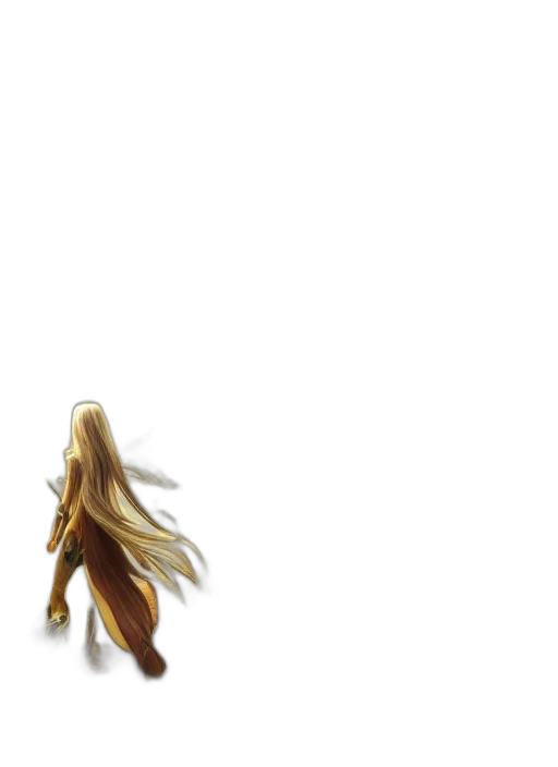 hair, sword, staff, weapon transparent PNG cut-out
