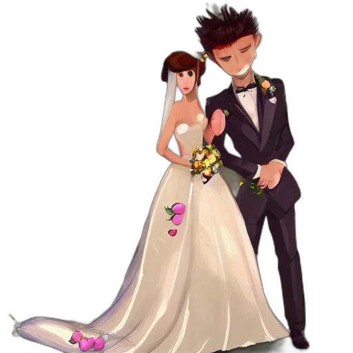 dress, jewelry, cartoon, concept art transparent PNG cut-out