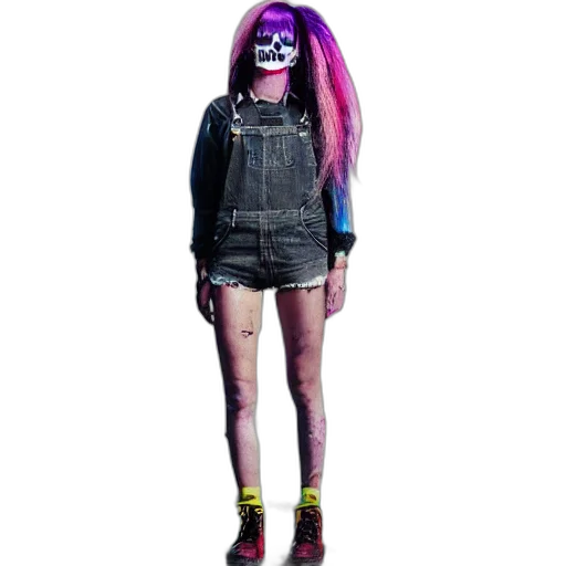 dress, creature, jacket, mask transparent PNG cut-out