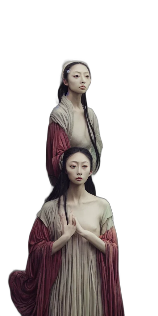 dress, photorealistic, oil painting, concept art transparent PNG cut-out