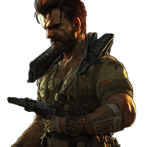 weapon, jacket, concept art, cyberpunk transparent PNG cut-out