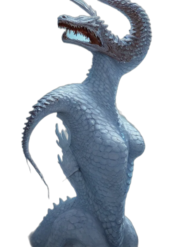dragon, creature, dress, animal transparent PNG cut-out