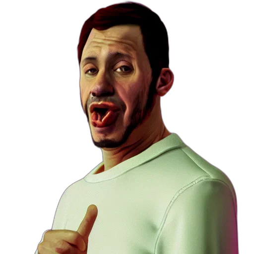 face, staff, animal, photorealistic transparent PNG cut-out