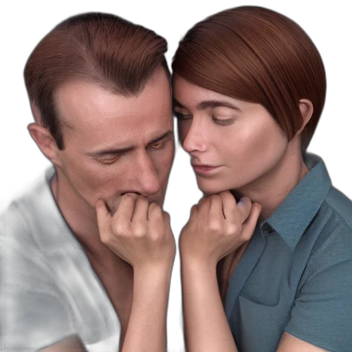 face, mask, hair, jewelry transparent PNG cut-out