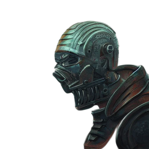 robot, mask, face, creature transparent PNG cut-out