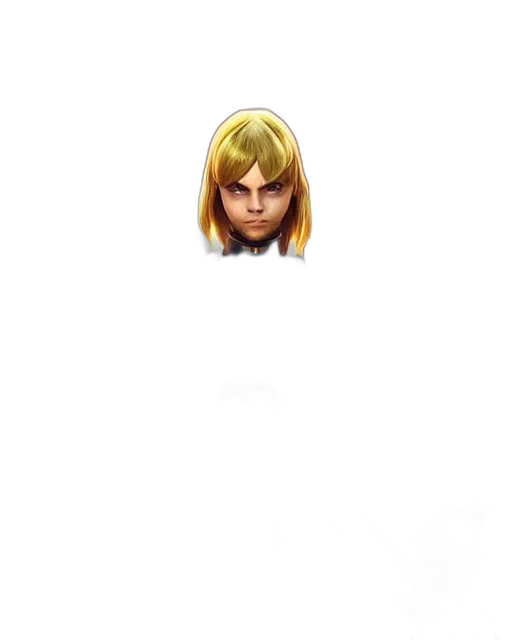 face, hair, mask, staff transparent PNG cut-out