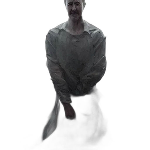 creature, mask, face, jacket transparent PNG cut-out