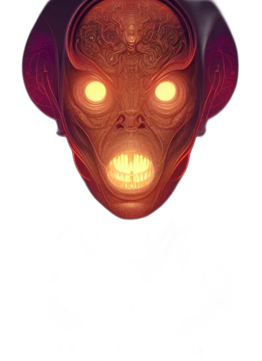 mask, face, creature, robot transparent PNG cut-out
