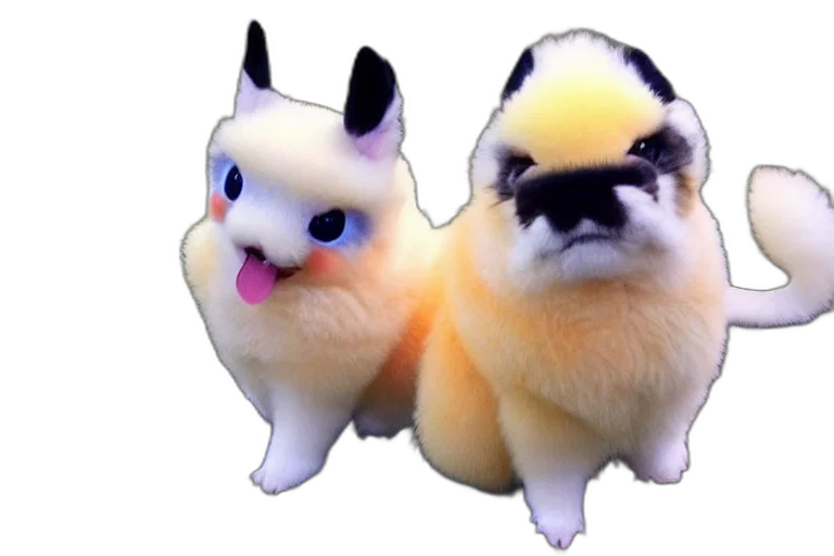 animal, creature, hair, 3d render transparent PNG cut-out