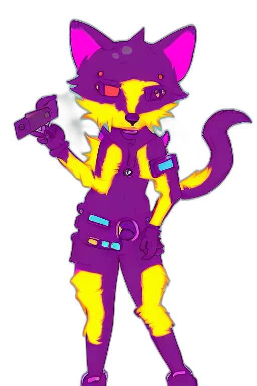 staff, concept art, pixel art, cyberpunk transparent PNG cut-out