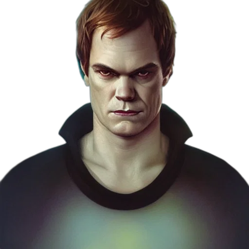 face, creature, jacket, concept art transparent PNG cut-out