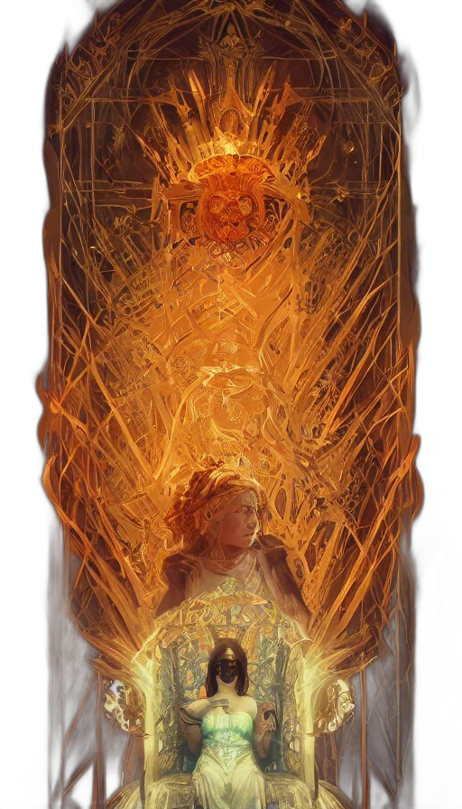 crown, dress, dragon, mask transparent PNG cut-out
