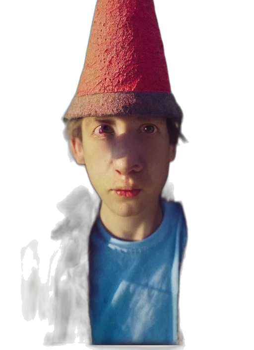 hat, face, staff, umbrella transparent PNG cut-out