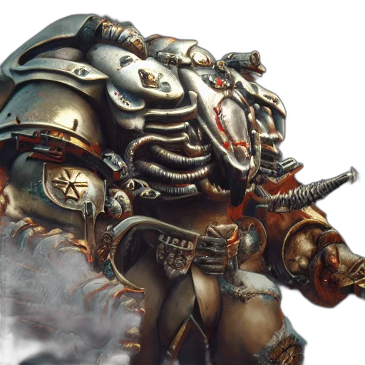 robot, weapon, concept art, photorealistic transparent PNG cut-out