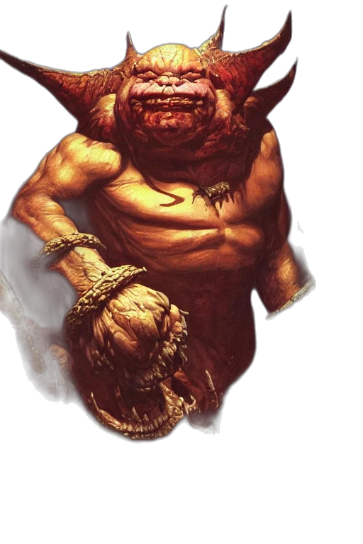 creature, face, mask, staff transparent PNG cut-out