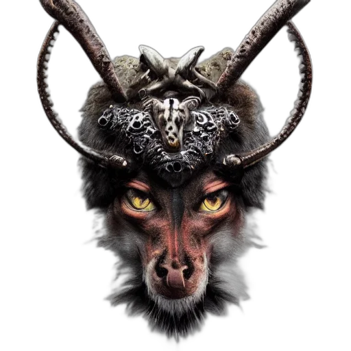 mask, animal, face, dragon transparent PNG cut-out