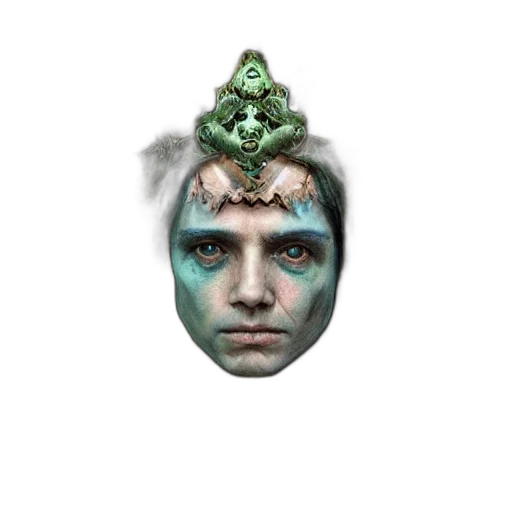 crown, jewelry, mask, face transparent PNG cut-out