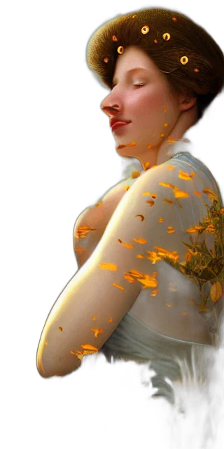 dress, jewelry, concept art, photorealistic transparent PNG cut-out
