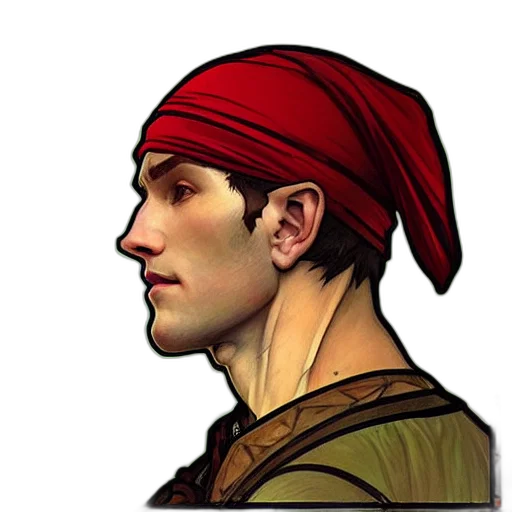 face, hat, staff, crown transparent PNG cut-out