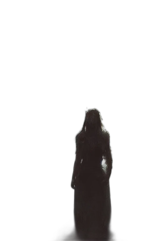 dress, creature, staff, sword transparent PNG cut-out