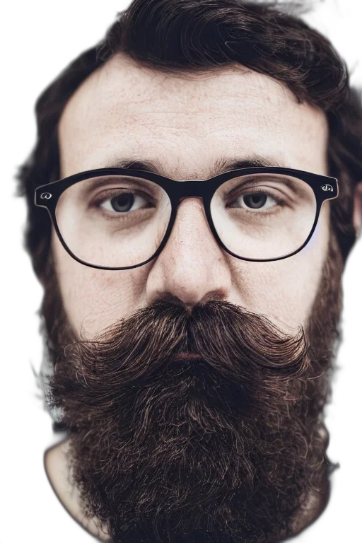 face, hair, mask, staff transparent PNG cut-out