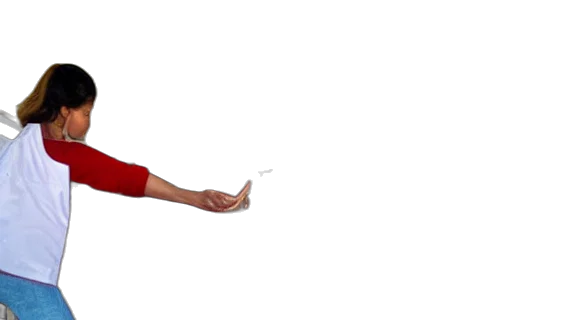 staff, weapon, dress, shoes transparent PNG cut-out