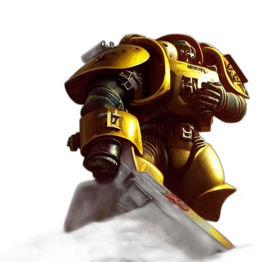 robot, weapon, concept art, 3d render transparent PNG cut-out
