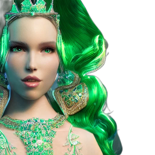 crown, 3d render, fantasy art, concept art transparent PNG cut-out