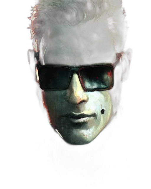 face, mask, robot, creature transparent PNG cut-out