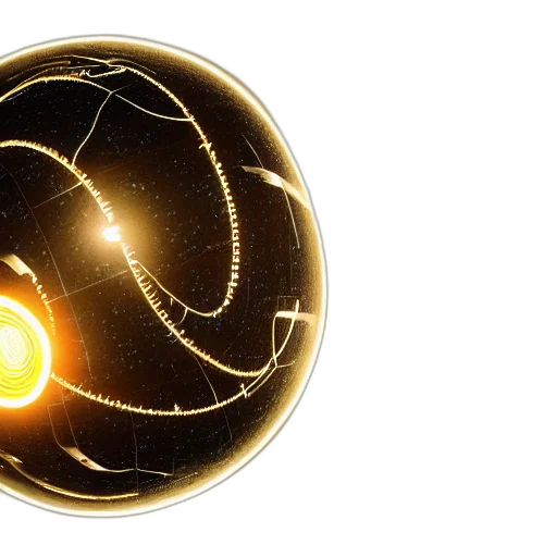 jewelry, 3d render, concept art, outer space transparent PNG cut-out