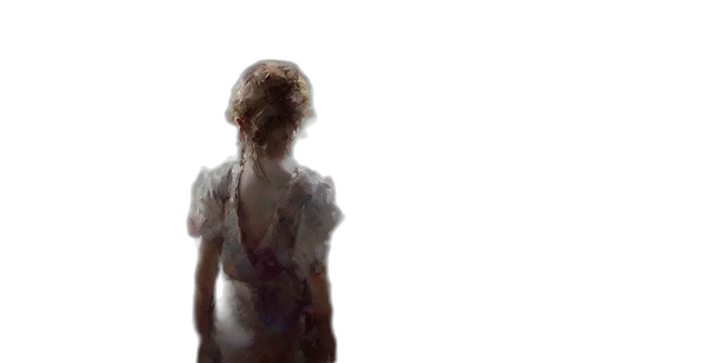 dress, face, mask, staff transparent PNG cut-out