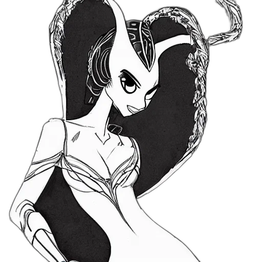 dress, mask, creature, staff transparent PNG cut-out