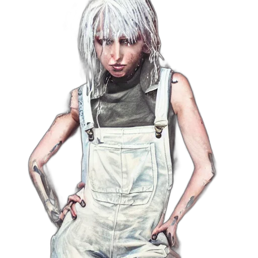 creature, staff, robot, face transparent PNG cut-out