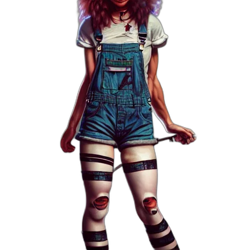 dress, staff, robot, creature transparent PNG cut-out