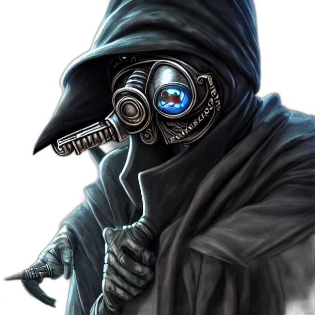 mask, robot, jacket, face transparent PNG cut-out