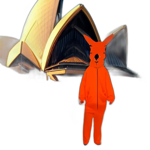 mask, staff, hat, jacket transparent PNG cut-out