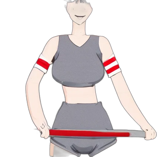 staff, dress, concept art, 3d render transparent PNG cut-out