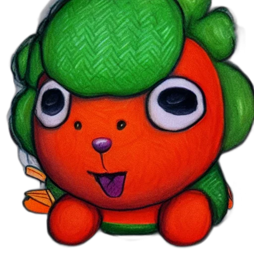 staff, animal, creature, crown transparent PNG cut-out
