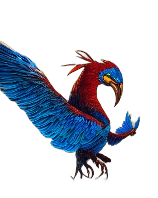animal, dragon, staff, concept art transparent PNG cut-out