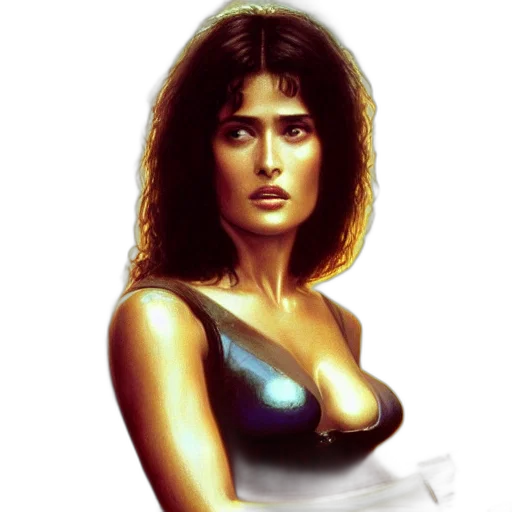 face, pixel art, comic book art, photorealistic transparent PNG cut-out