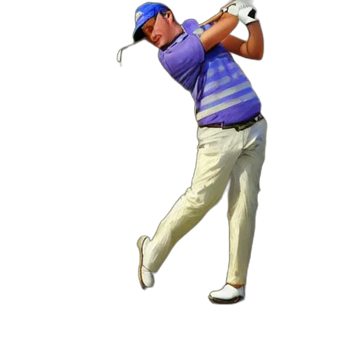 photorealistic, 3d render, random, golf transparent PNG cut-out