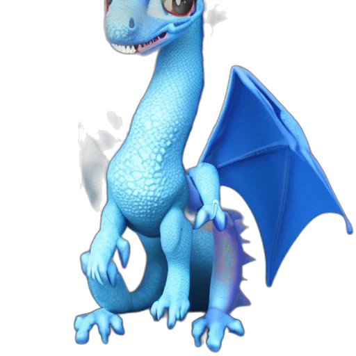 dragon, animal, creature, staff transparent PNG cut-out