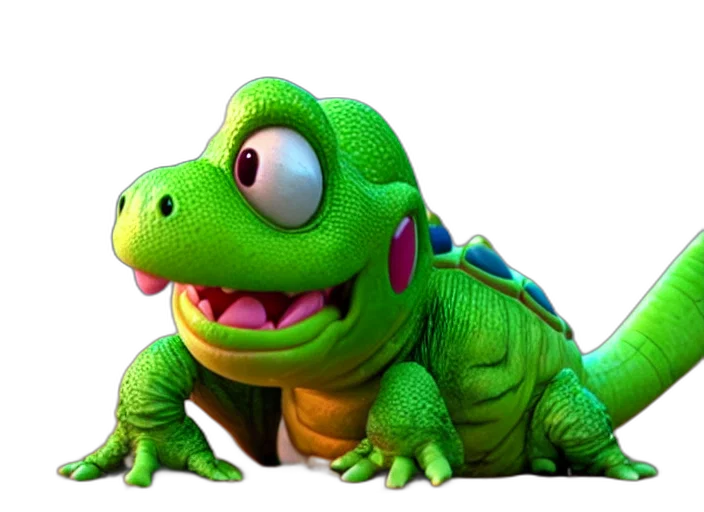animal, dragon, creature, staff transparent PNG cut-out