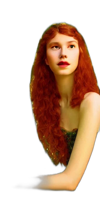 dress, hair, crown, face transparent PNG cut-out