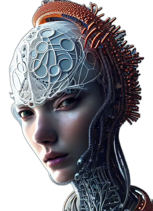 crown, face, robot, mask transparent PNG cut-out