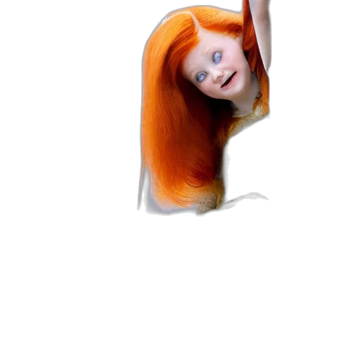 hair, dress, creature, animal transparent PNG cut-out