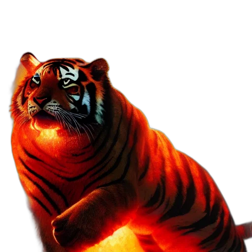 animal, creature, staff, 3d render transparent PNG cut-out