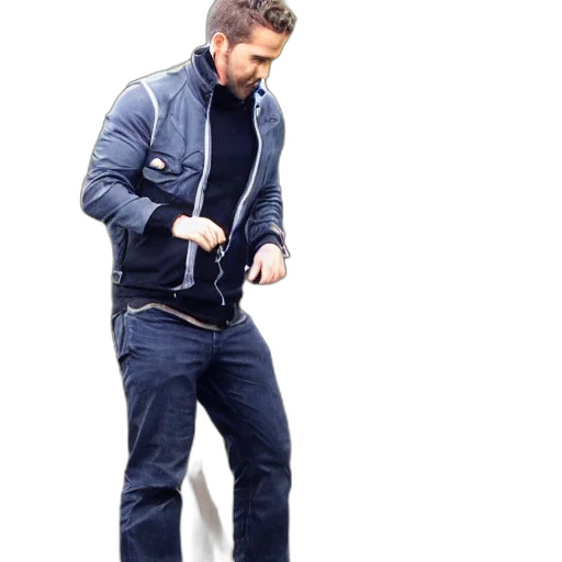 jacket, ryan, reynolds, fishing transparent PNG cut-out