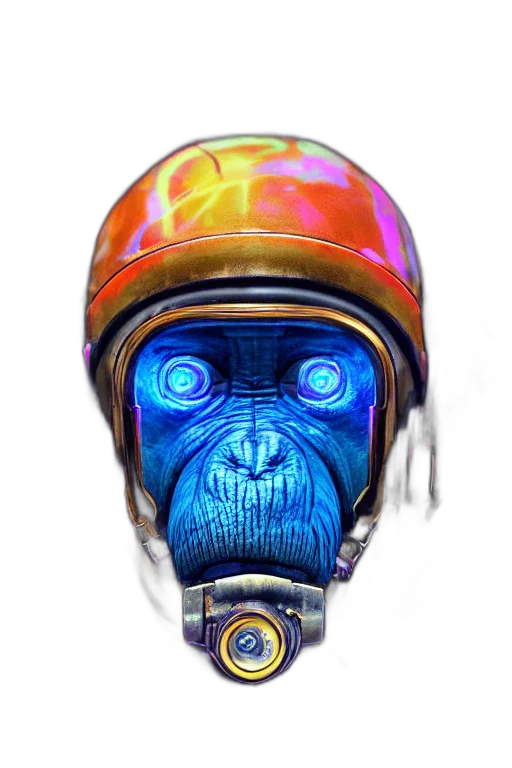 mask, face, robot, concept art transparent PNG cut-out